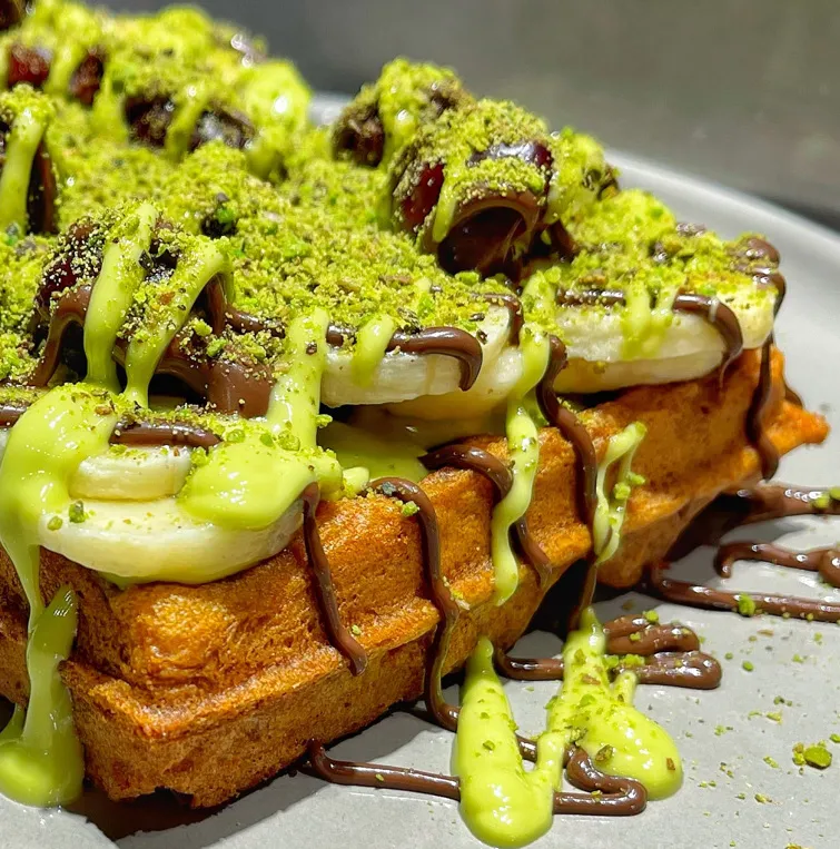 Antep Fıstıklı Waffle